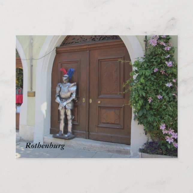 Rothenburg, Deutschland Postkarte (Vorderseite)