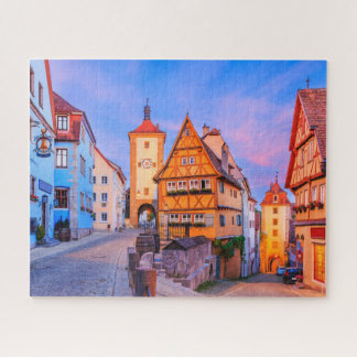 Rothenburg ob der Tauber, Bayern, Deutschland. Puzzle