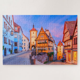 Rothenburg ob der Tauber, Bayern, Deutschland. Puzzle