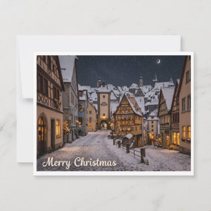 Rothenburg ob der Tauber Deutschland Feiertagskarte