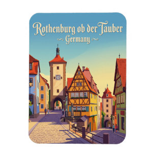 Rothenburg ob der Tauber Deutschland Magnet