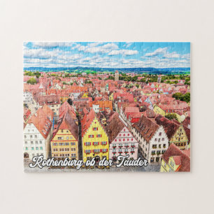 Rothenburg ob der Tauber, Deutschland Puzzle