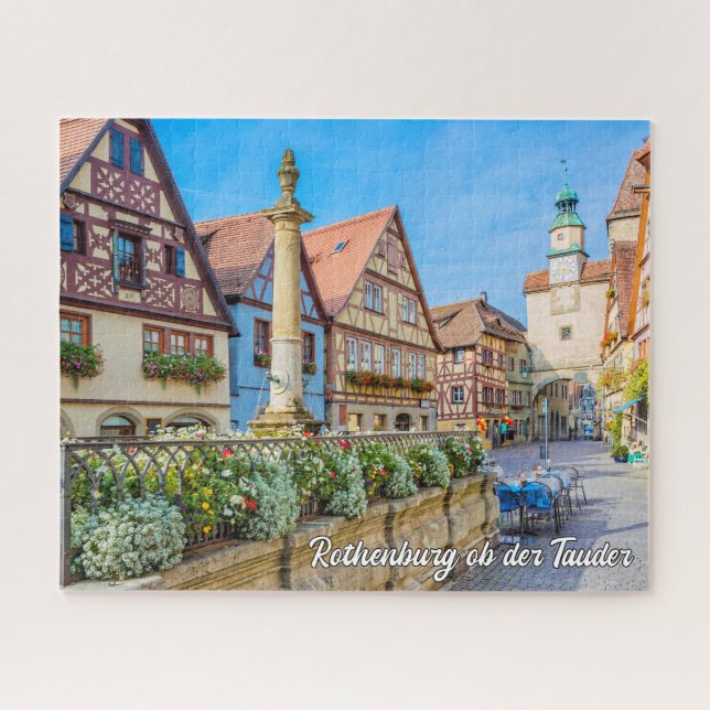 Rothenburg ob der Tauber, Deutschland Puzzle (Horizontal)