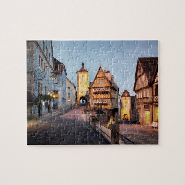 Rothenburg ob der Tauber Puzzle (Horizontal)