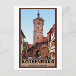 Rothenburg od Tauber - Klingentor Postkarte