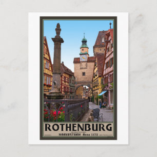 Rothenburg od Tauber - Markusturm Postkarte