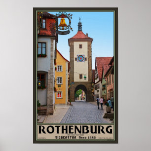 Rothenburg od Tauber - Sieberstor Poster