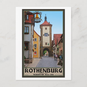 Rothenburg od Tauber - Sieberstor Postkarte