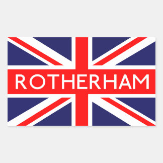 Rotherham: Britische Flagge Rechteckiger Aufkleber