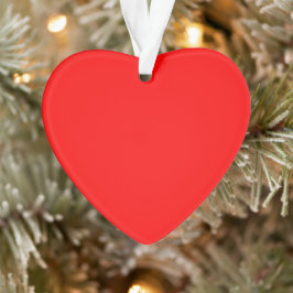 Rotherz-Akrylverzierung Ornament