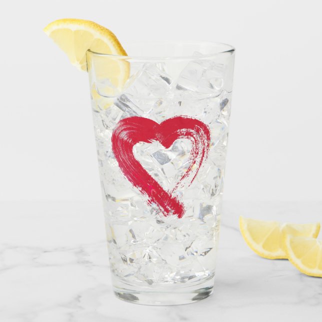 Rotherz-Glas Tumbler (Vorderseite Ice)