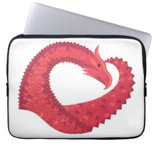 Rotherzdrache Laptopschutzhülle
