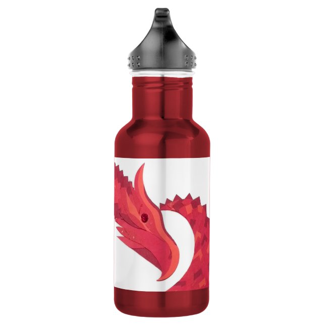 Rotherzdrache Trinkflasche (Rechts)