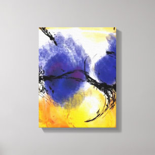 Rothko oder Pollock v8 von Unknown Leinwanddruck