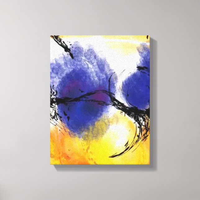 Rothko oder Pollock v8 von Unknown Leinwanddruck (Vorderseite)