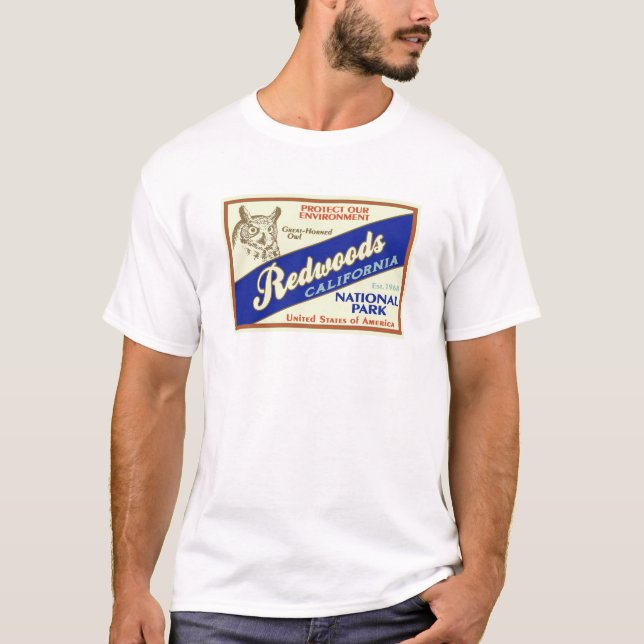 Rotholz-Nationalpark (Eule) T-Shirt (Vorderseite)