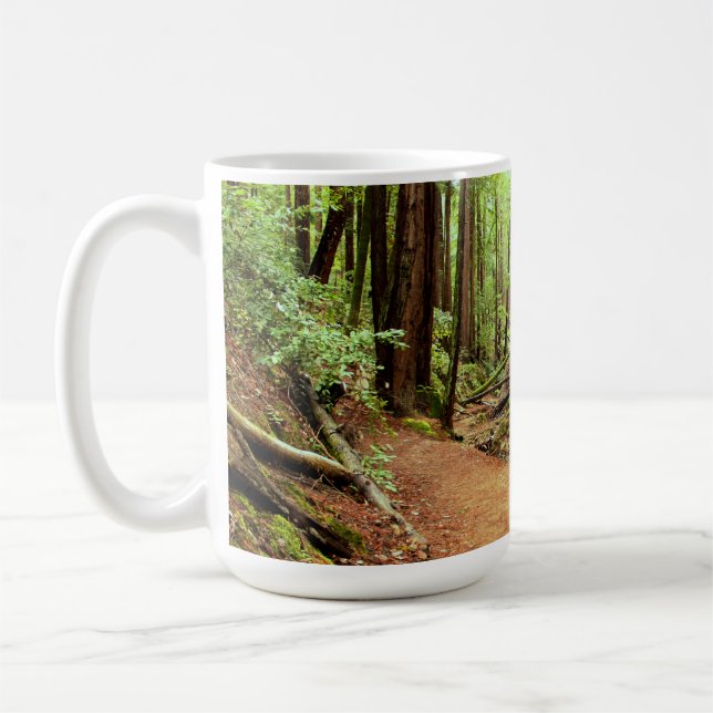 Rotholz-Waldriverbed-Tasse Kaffeetasse (Links)