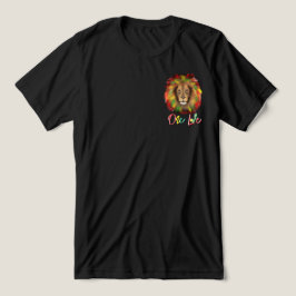 Rotholzkopf rot-gelb Jamaika eine Liebe Tri-Blend Shirt