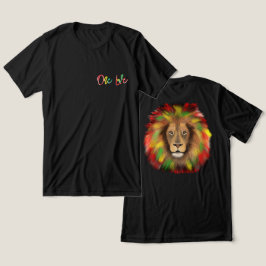 Rotholzkopf rot-gelb Jamaika eine Liebe Tri-Blend Shirt