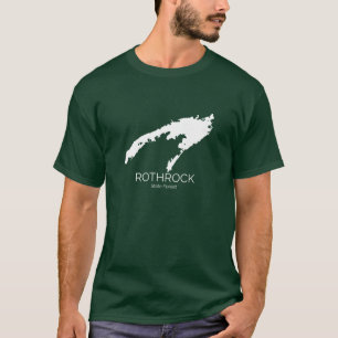 Rothrock Staats-Wald - Waldgrüne Männer groß T-Shirt