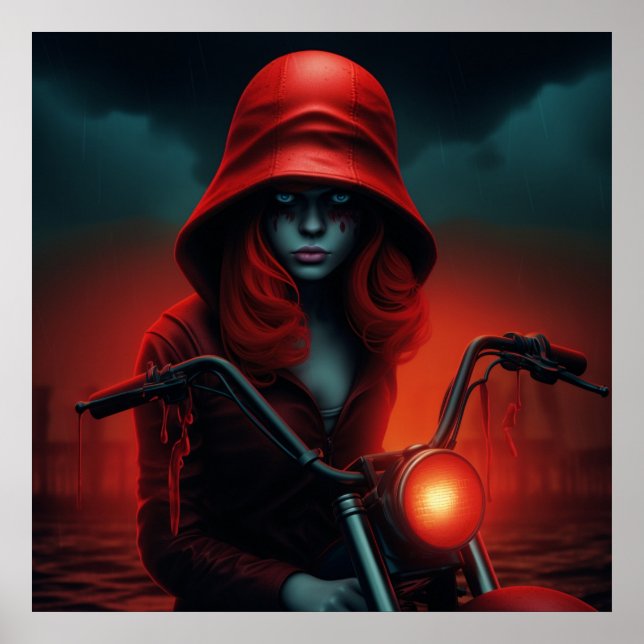 Rothut-Rockstar Poster (Vorne)