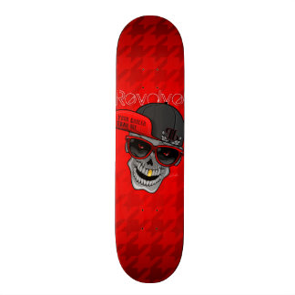 Rotieren Sie (Ihr cooleres als ich) Rot Skateboard