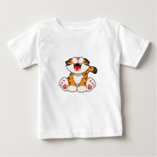 Rotiertiger Baby T-shirt