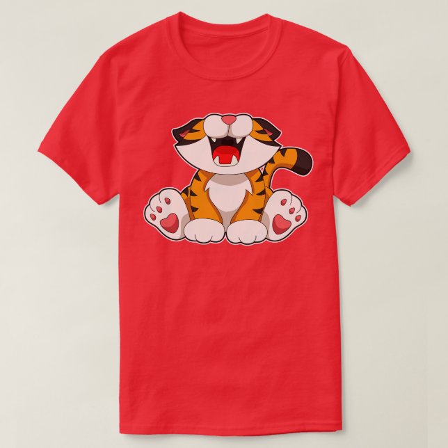 Rotiertiger T-Shirt (Design vorne)