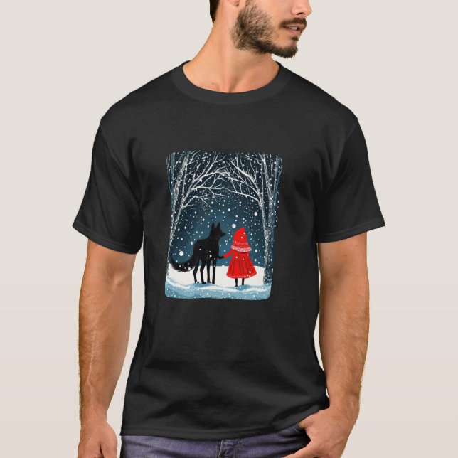 Rotkäppchen-Design für eine gesunde Note T-Shirt (Vorderseite)