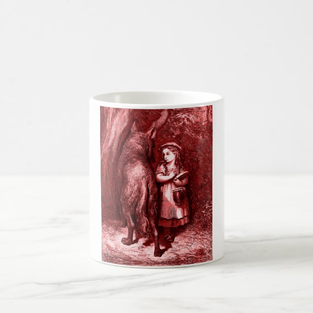 Rotkäppchen – Little Red Riding Hood – Grimm Kaffeetasse (Mittel)