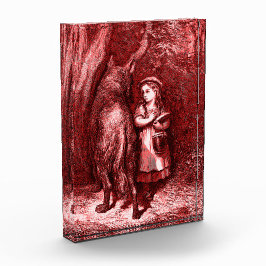 Rotkäppchen Little Red Riding Hood – Grimm Märchen Fotoblock