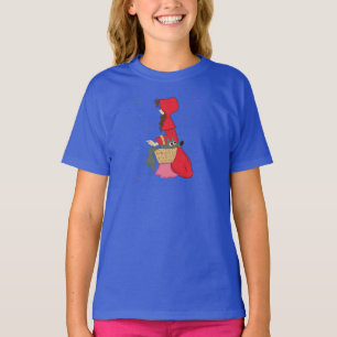 Rotkäppchen mit Wolf im Korb T-Shirt