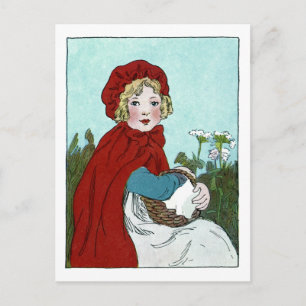 Rotkäppchen Postkarte