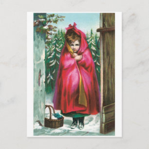 Rotkäppchen Postkarte
