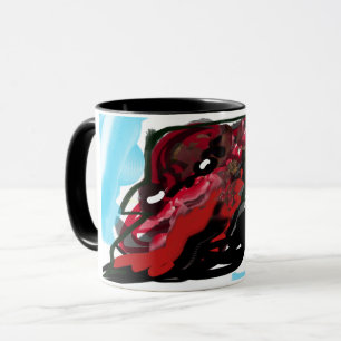 Rotkardinal Herbstfreude Tasse
