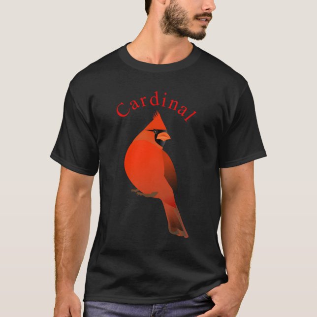 Rotkardinal-Vogel 'S T-Shirt (Vorderseite)