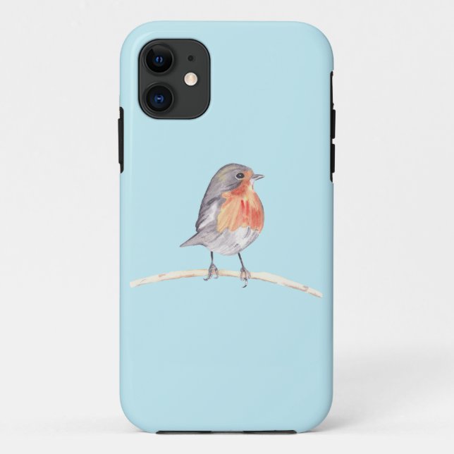 Rotkehlchen Case-Mate iPhone Hülle (Rückseite)