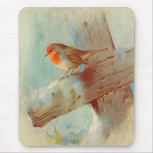 Rotkehlchen Mousepad