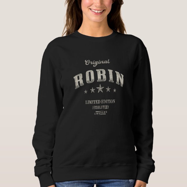 Rotkehlchen Sweatshirt (Vorderseite)