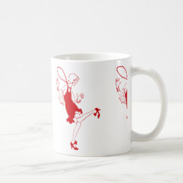 Rotklappenmädchen Tasse
