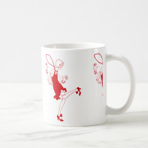 Rotklappenmädchen Tasse