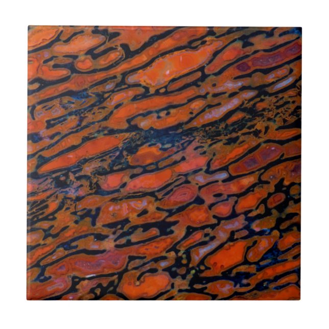 Rotknochen Fliese (Vorderseite)