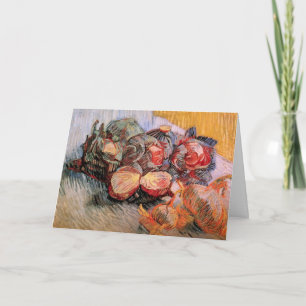 Rotkohl und Zwiebeln von Vincent van Gogh Karte