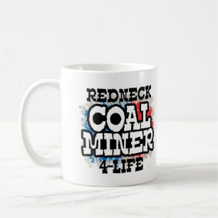 ROTKOPF-KOHLENBERGWERKARBEITER KAFFEETASSE