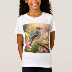 Rotköpfiger Buffbrüstiger Laubsänger Fantasy-Vogel T-Shirt