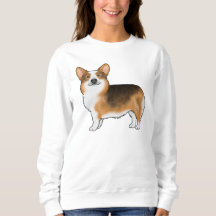Rotköpfiger dreifarbiger Pembroke Welsh Corgi süße