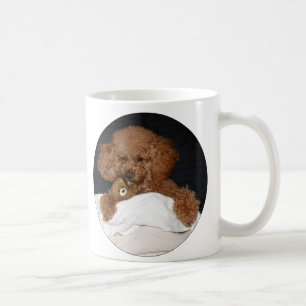 Rotköpfiger Spielzeug-Pudel-Becher - Mit Teddybär Tasse