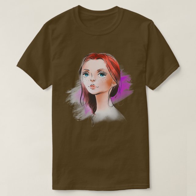 Rotkopfmädchen 19 T-Shirt (Design vorne)