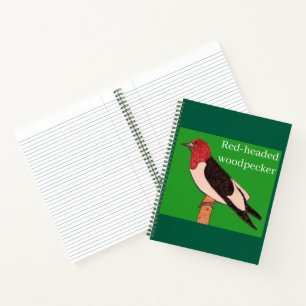Rotkopfspecht Notizbuch
