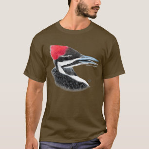 Rotkopfspecht weiblich Aquarell T-Shirt